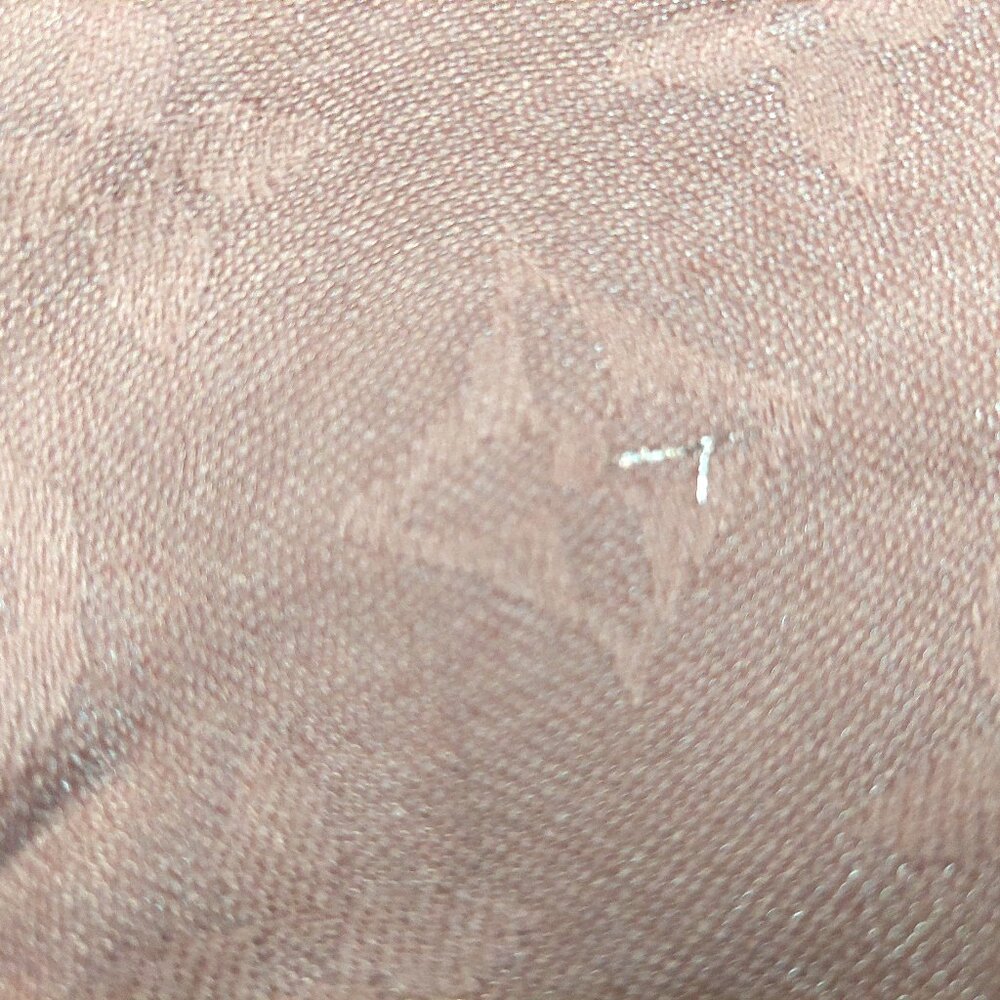 LOUIS VUITTON LV Vintage Iridescent Blush Pink Silk Wool Scarf Shawl Wrap - Picture 8 of 11